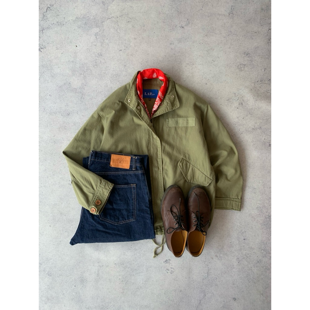 HALF FISHTAIL PARKA JACKET