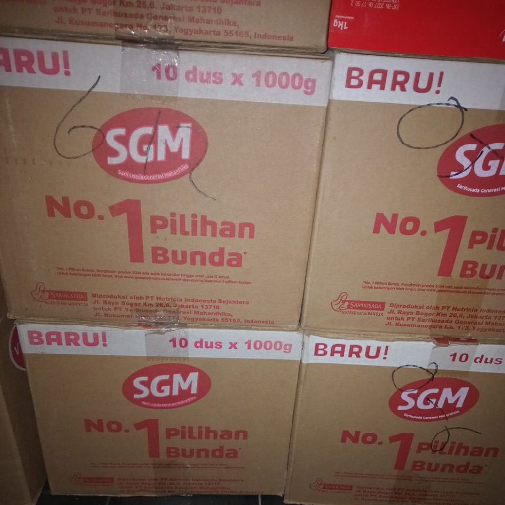 Susu SGM ANANDA 612 EXP LAMA 1KARTON 10PCS