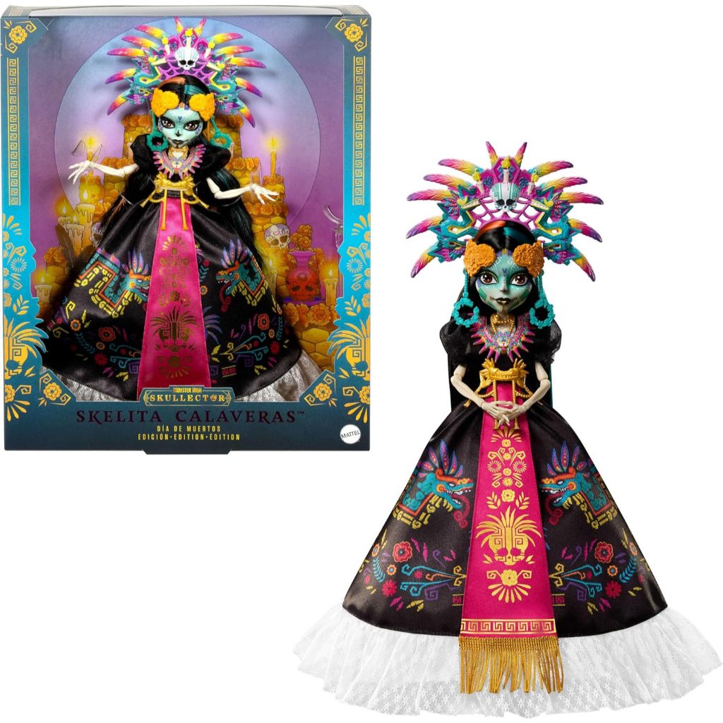 MONSTER HIGH SKULLECTOR ALIEN DOLL LIMITED EDITION MATTEL COLLECTIBLE WITH METALLIC OUTFIT &