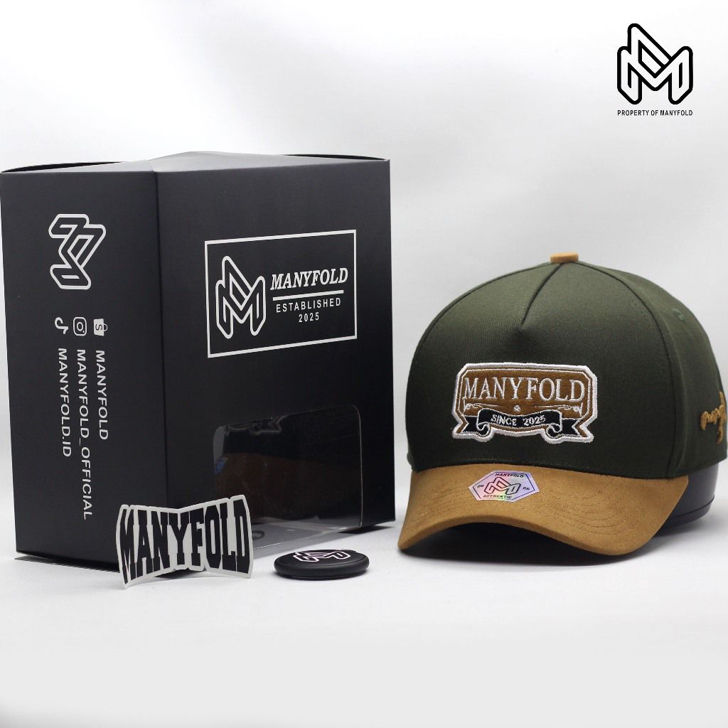 TOPI BASEBALL MANYFOLD VISOR PENDEK ARMY KOMBINASI