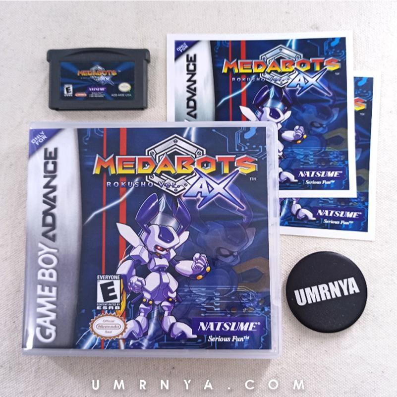 Medabots AX Rokusho Metabee Version Kaset Original Medabot Nintendo Gameboy Advance GBA SP Micro DS 