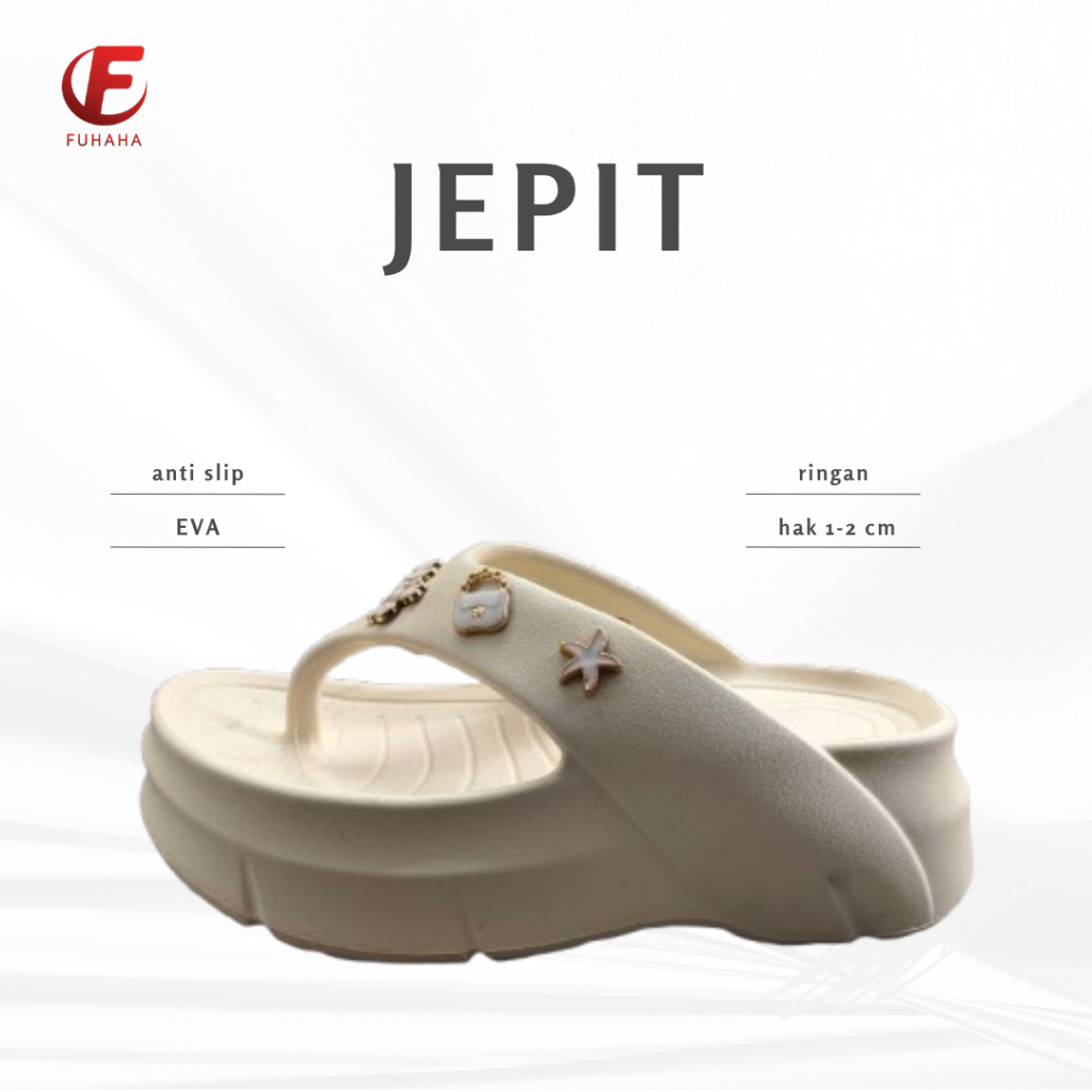 Sandal Jepit Wanita Korean Style Tinggi 2-5cm Terbaru