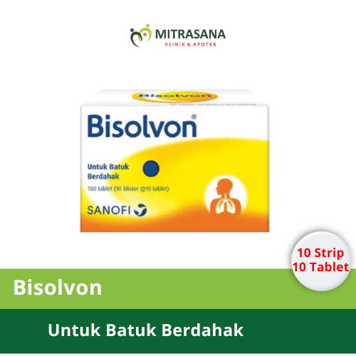 Bisolvon 8 mg Tablet - Untuk Mengobati Batuk Berdahak