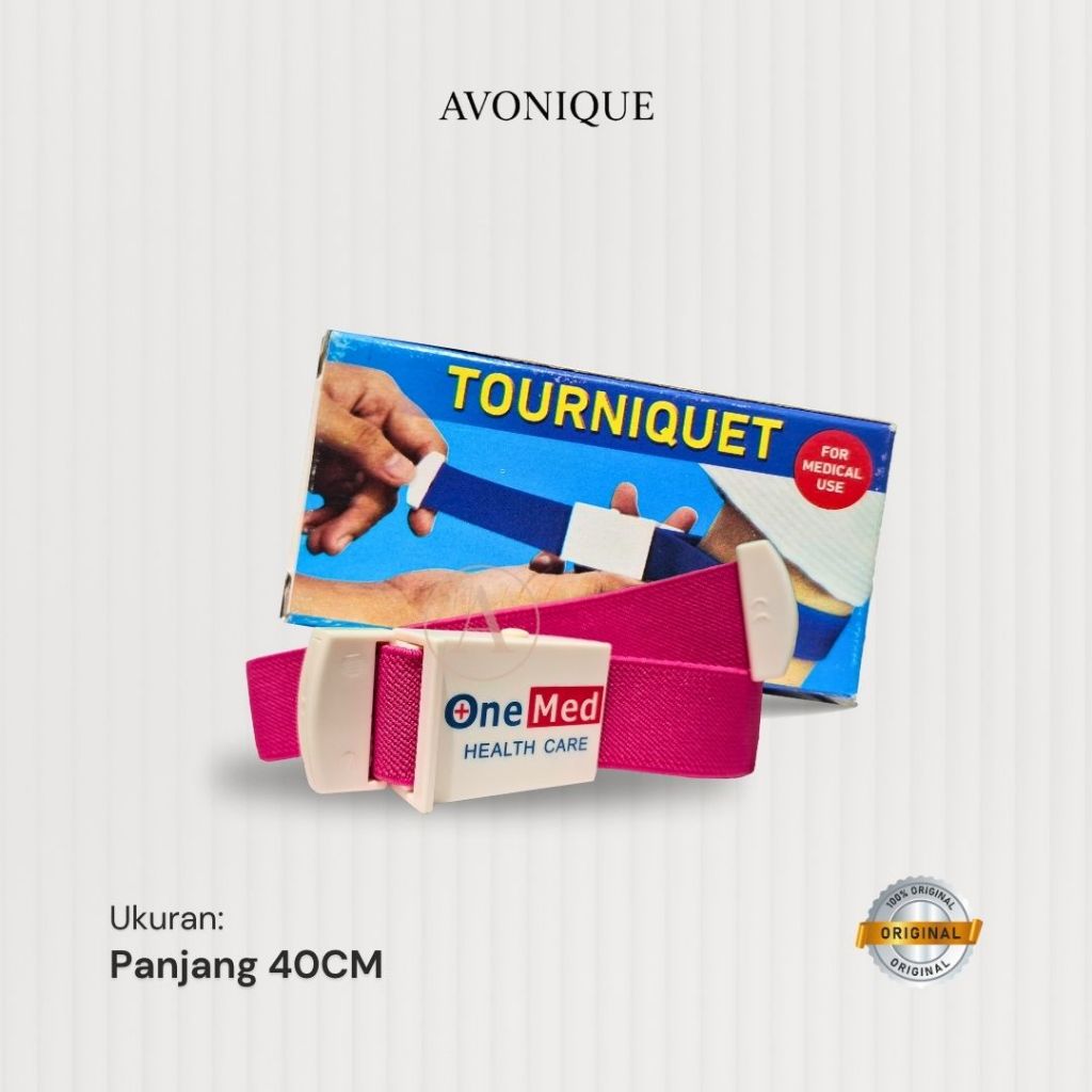 Alat Bantu Penyumbat Pembuluh Darah Turniket Onemed Warna Pink