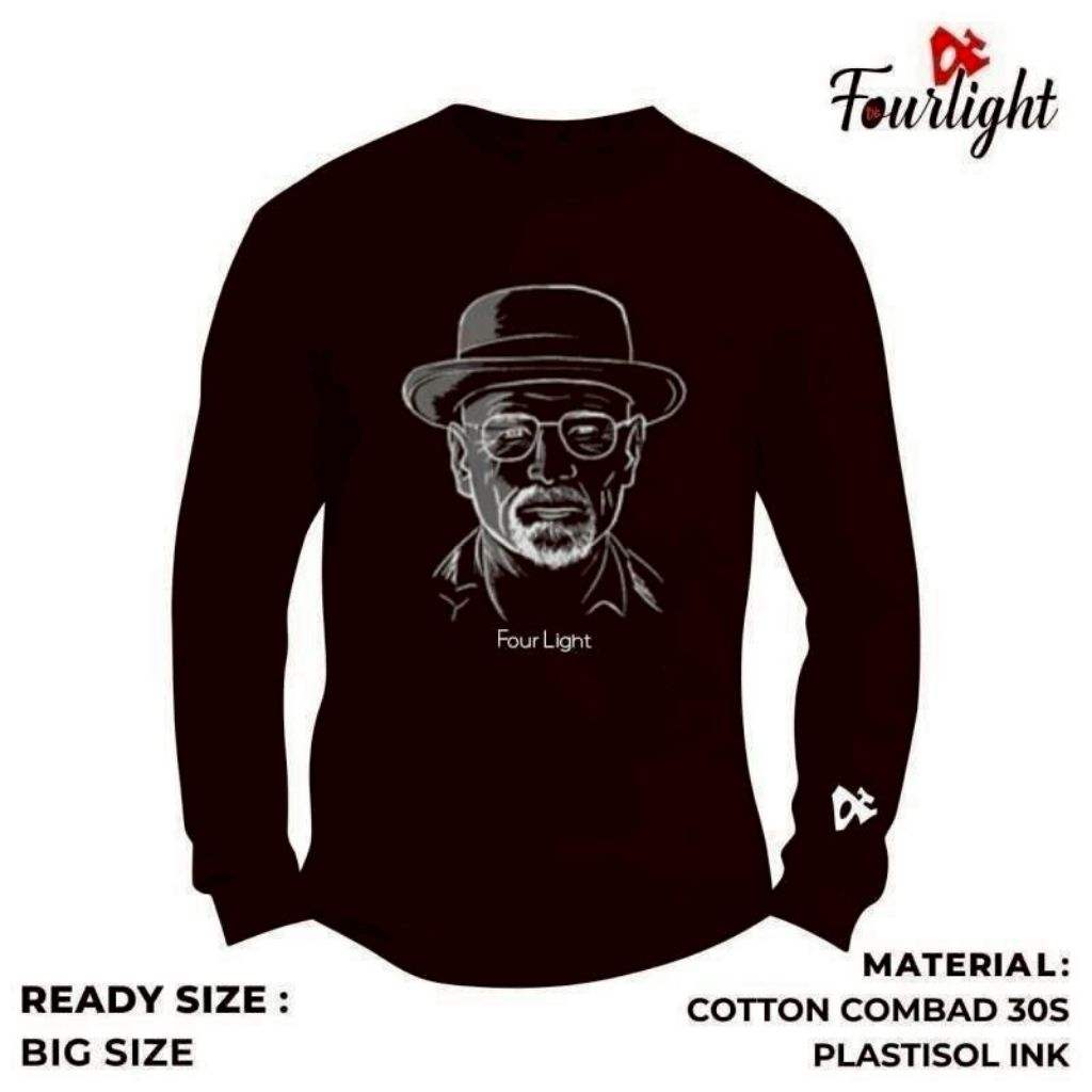 KAOS JUMBO PRIA LENGAN PANJANG XXL XXXL KAOS LENGAN PANJANG WANITA JUMBO XXL XXL LD 120