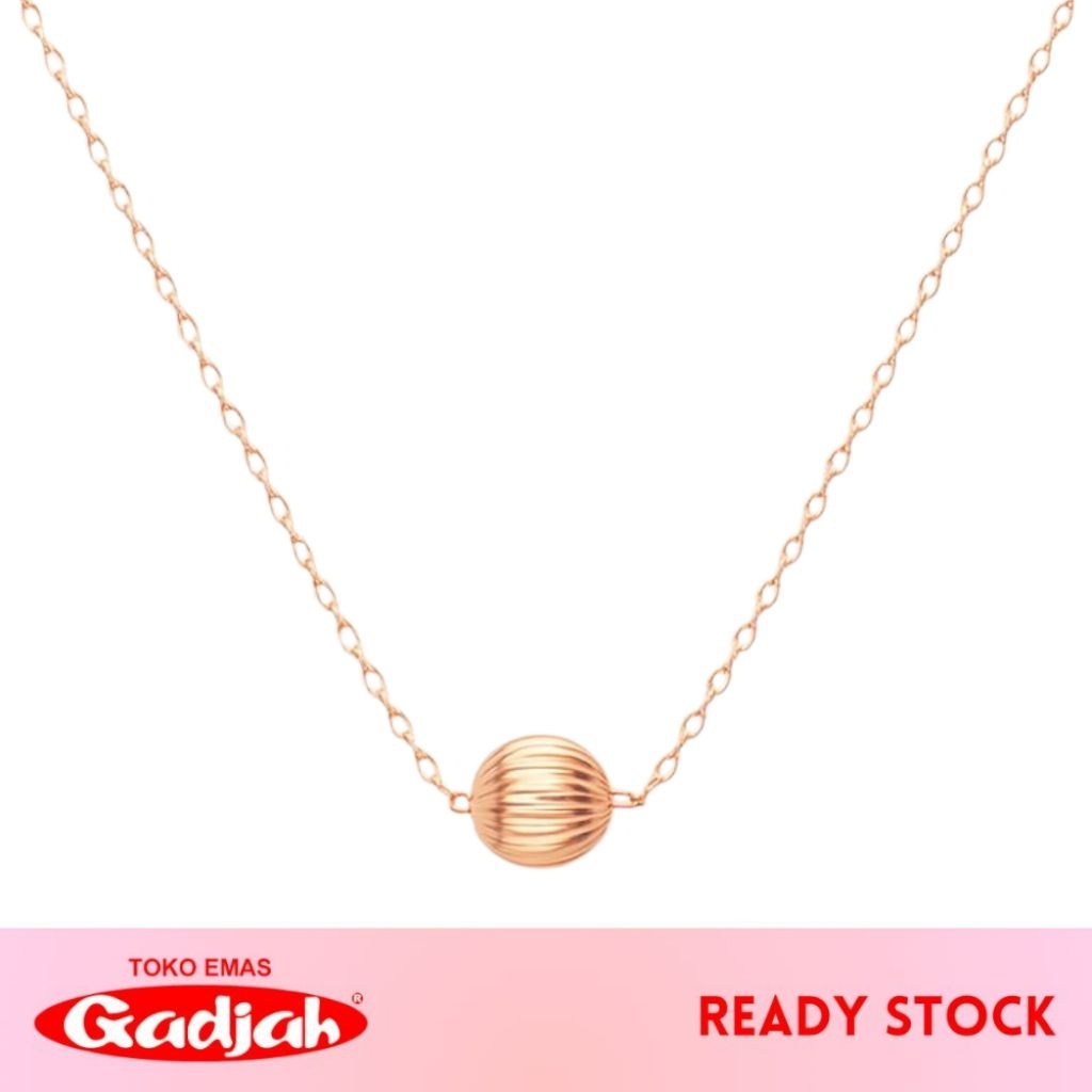 Kalung Emas Toscano Bola Arsir - Toko Emas Gadjah