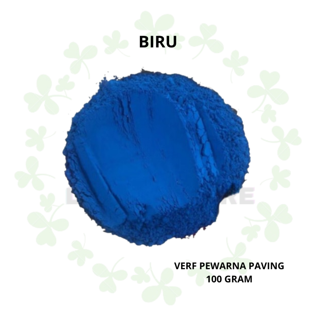 Verf Warna Biru 100gr Pewarna Paving Blue Bubuk Verep Serbuk Veref Bibit Oker Semen Batako Genteng I