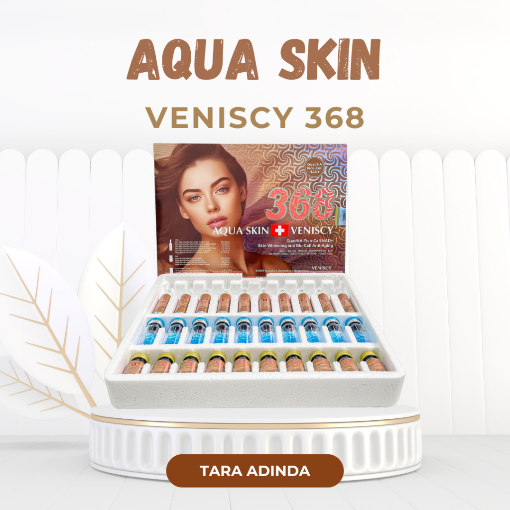 AQUA SKIN VENISCY 368 AquaSkine ASV 368 V368 WHITENING PEMUTIH KULIT BOX ORIGINAL