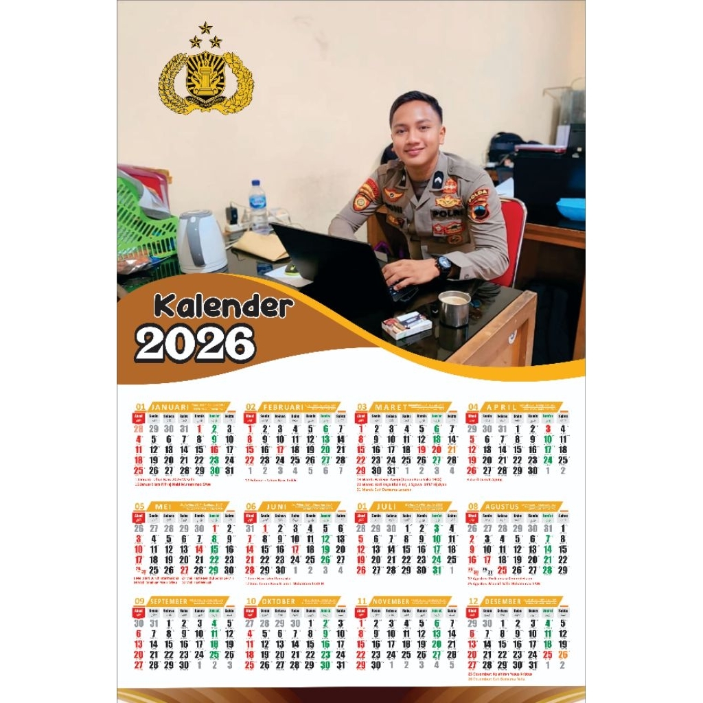 Kalender Bidan Custom Kalender Dinding Custom Bisa Kasih Foto Kalender Custom
