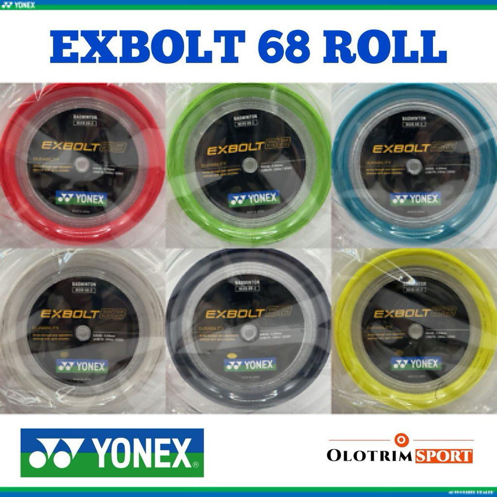 Senar Badminton Yonex EXBOLT 68 ROLL JAPAN Original