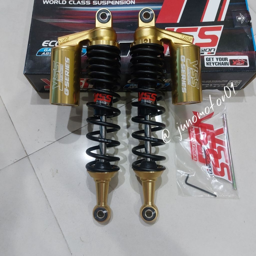 SHOCK BREAKER YSS G-SIX DAN YSS GOLD EDITION ORIGINAL SIZE 280/320/340MM