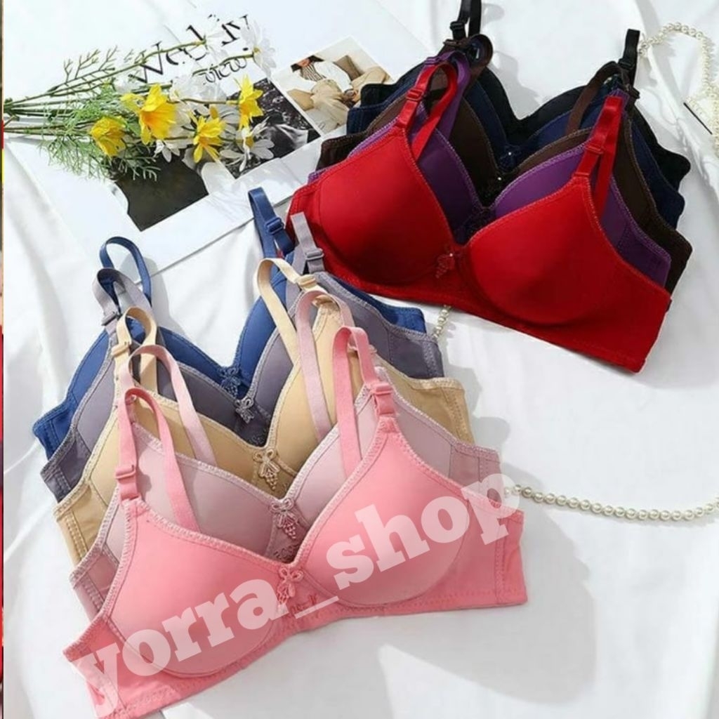 BRA BAZAR ISI 1 LUSIN BH KAIT 3 & 2 SEMUA UKURAN BRA PUS UP BRA REMAJA & DEWASA