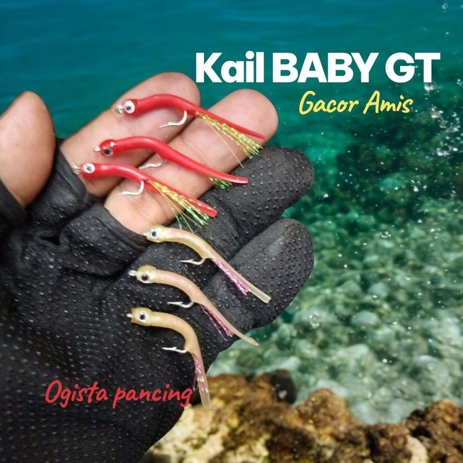 ( 3 PCS ) MATA KAIL BABY GT MANCING CASTING MUARA DAN KARANG