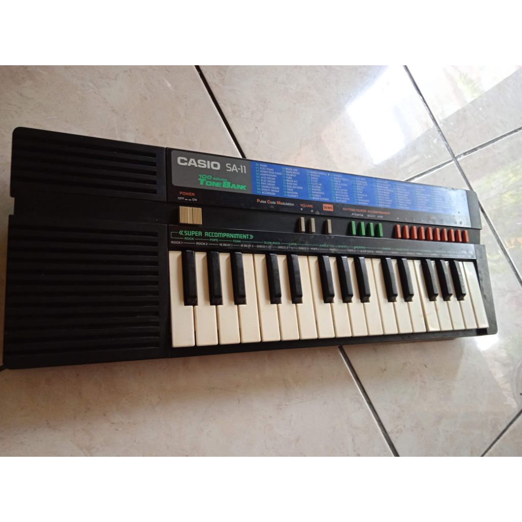 piano casio sa 11  keyboard casio bekas normal