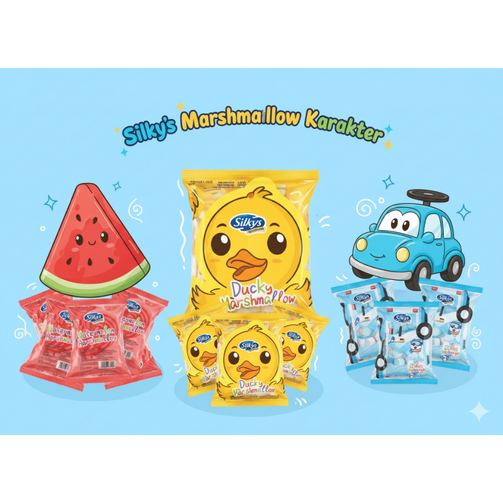 Silkys Marshmallow Karakter PAKET MARSHMALLOW KARAKTER isi 30