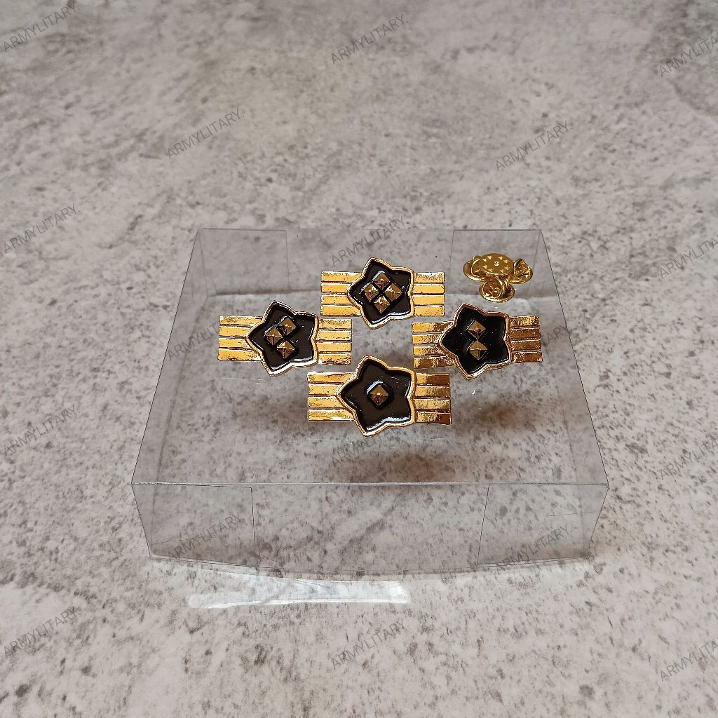 PANGKAT PNS POLRI 4A 4B 4C 4D LOGAM GOLD