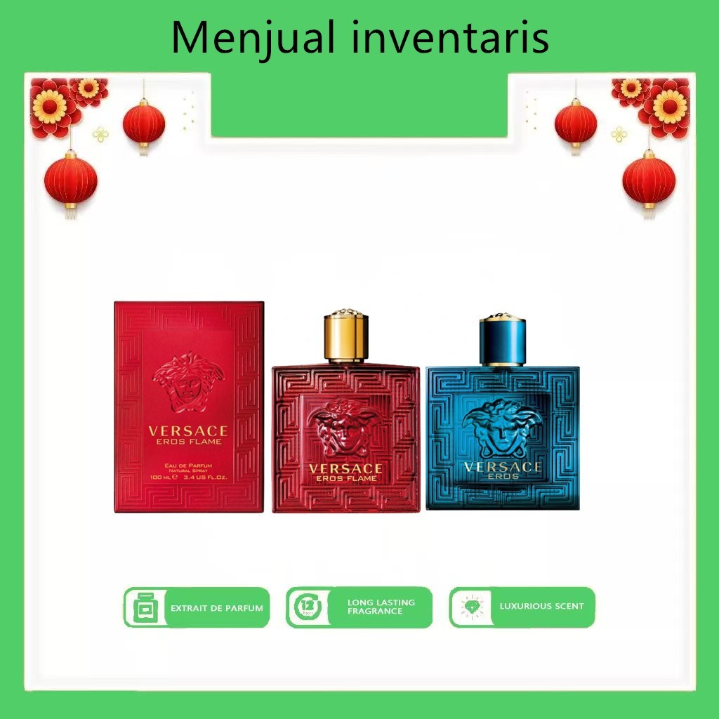VERSACE EROS FLAME FOR MEN EDP 100 ML/EROS EDT 100 ML