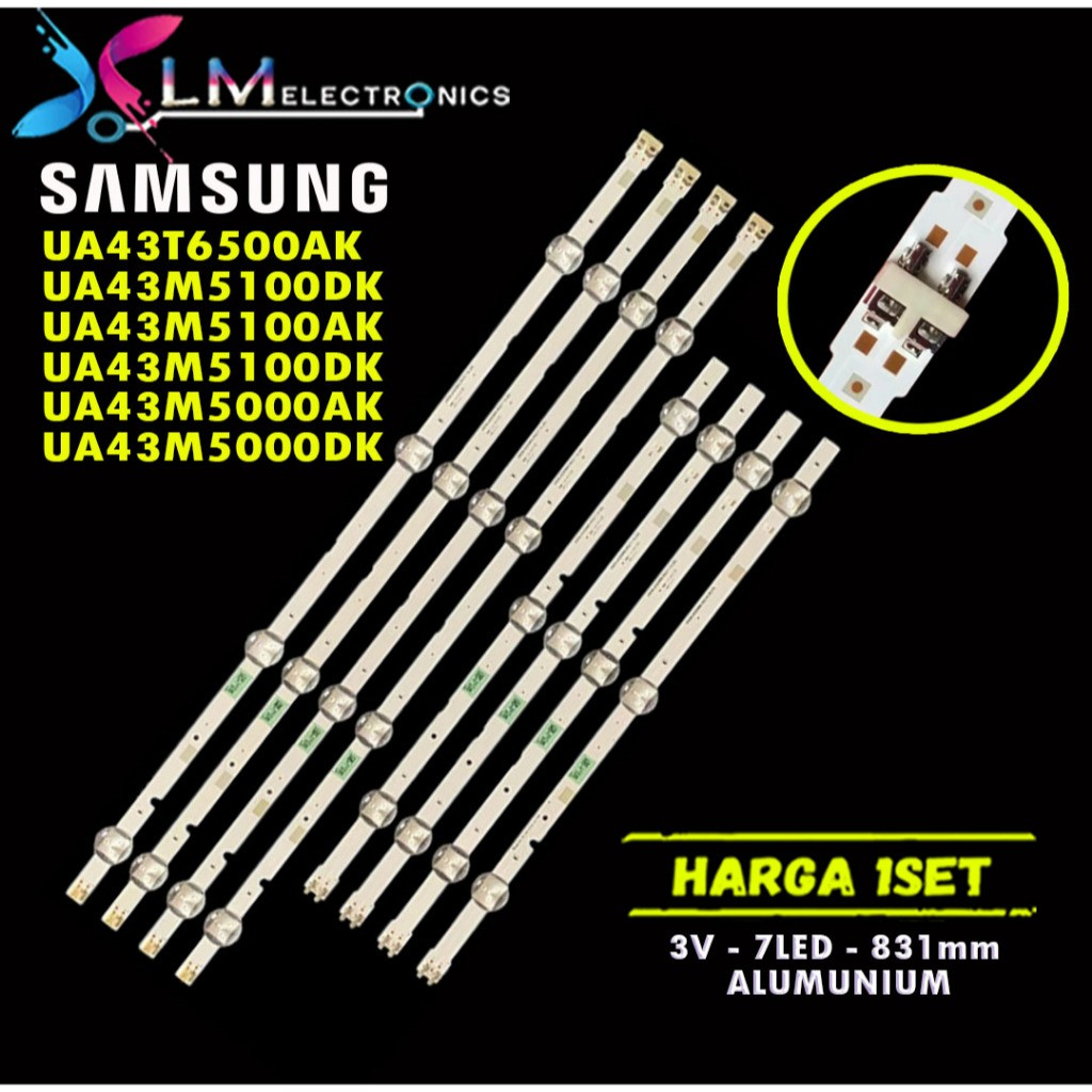 BACKLIGHT SAMSUNG 43M5000 43M5100 43J5100A 43J5100 43J5202