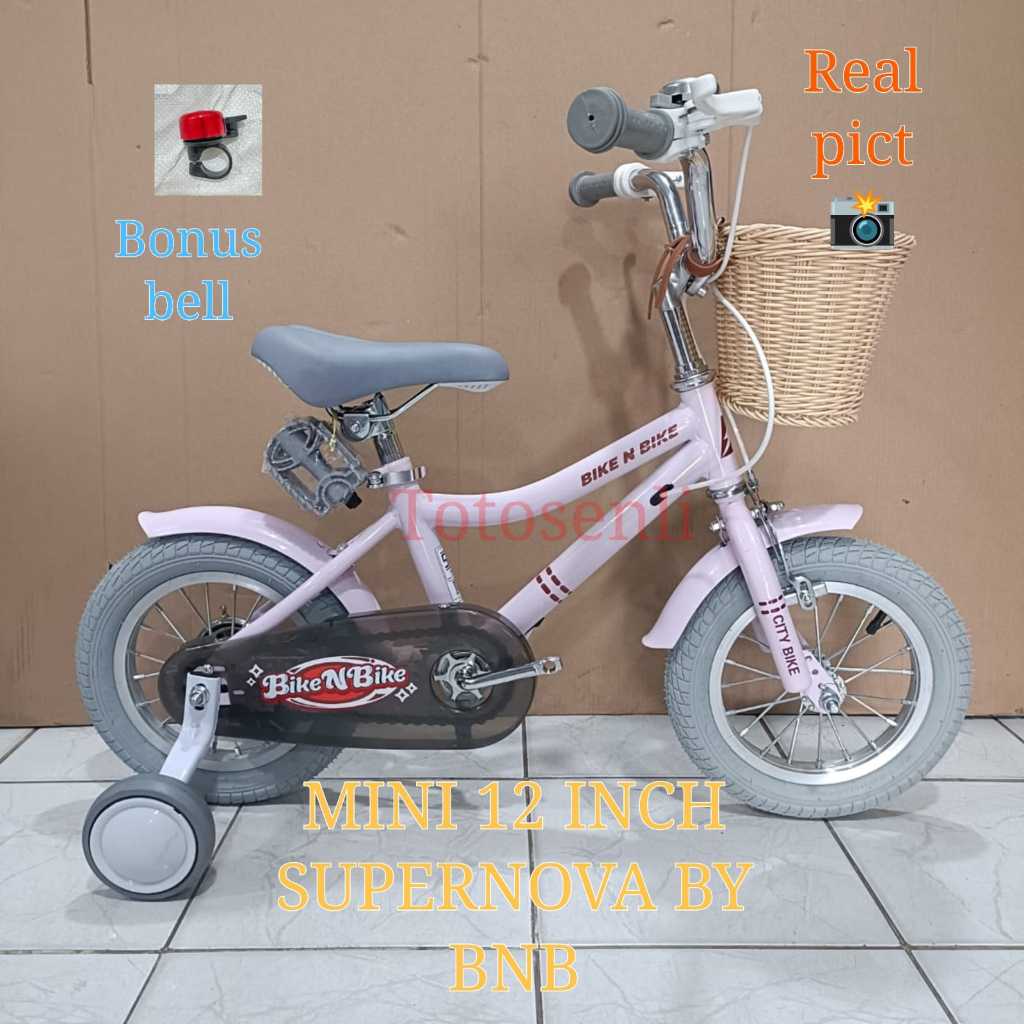 sepeda anak mini 12 inch supernova sepeda anak perempuan by bnb bike sepeda 12 inch