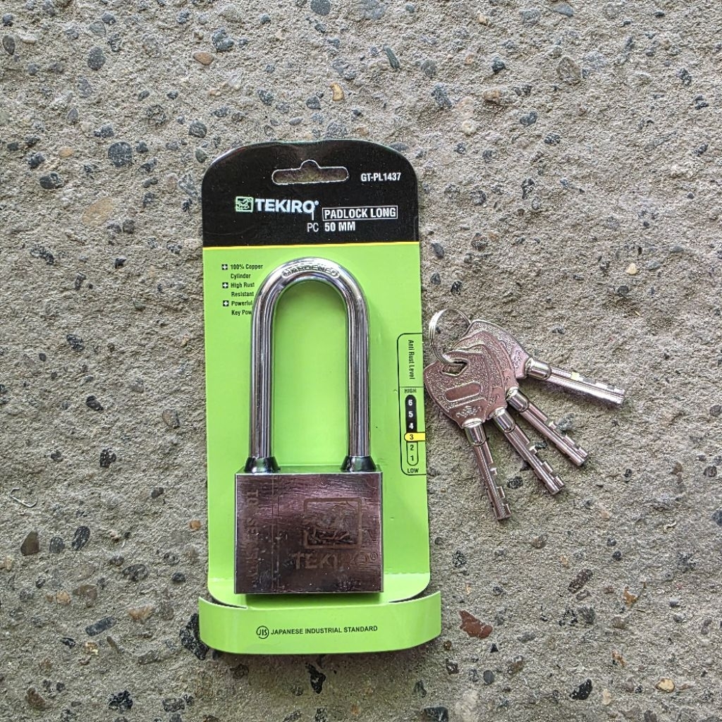 Tekiro Kunci Gembok Leher Panjang 50mm gembok putih tekiro