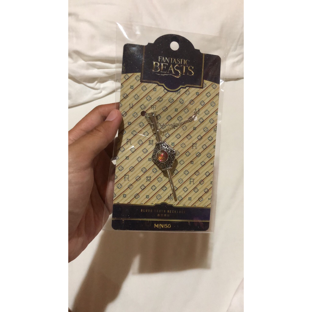 [READY STOCK] Terbaru Miniso Harry Potter Kalung Diadem Ravenclaw, Kalung Blood Troth Blood Pack