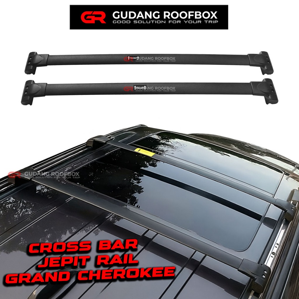 Crossbar Cross Bar Roof Rack Khusus Mobil Jeep Grand Cheeroke Gen4 2011-2021