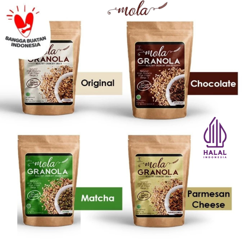 Mola Granola Cemilan Sehat Enak Cocok Untuk Diet