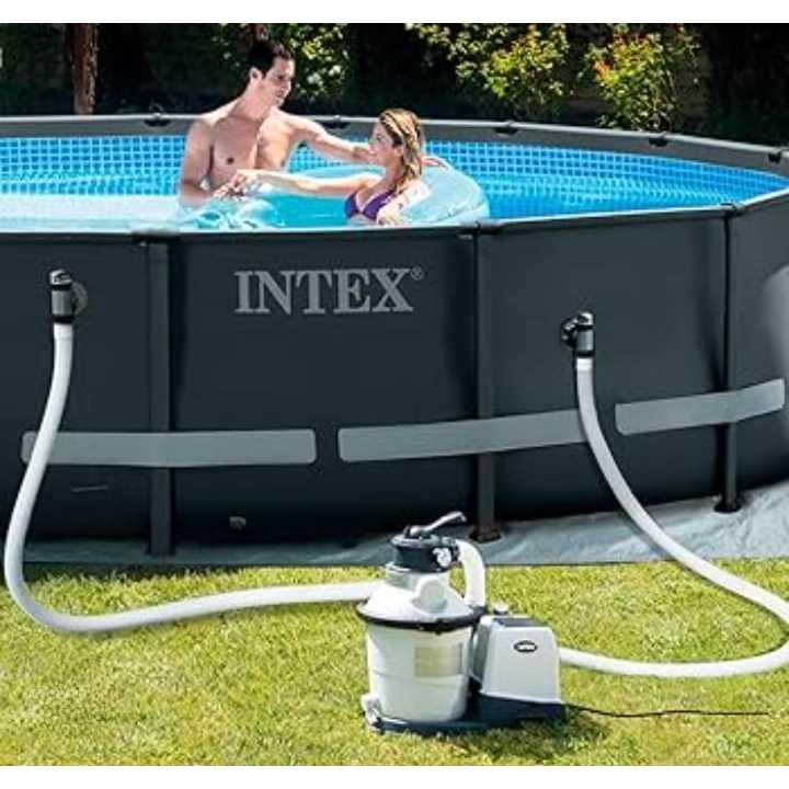 Intex Krystal Clear 26644 Sand Filter System untuk kolam 18.000 liter