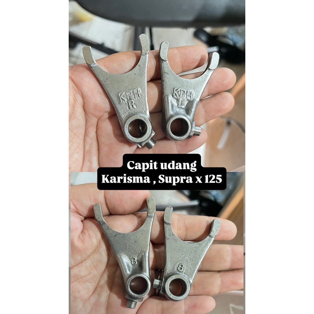 Shift drum capit udang pemindah gigi rasio Honda Supra x 125 Kharisma