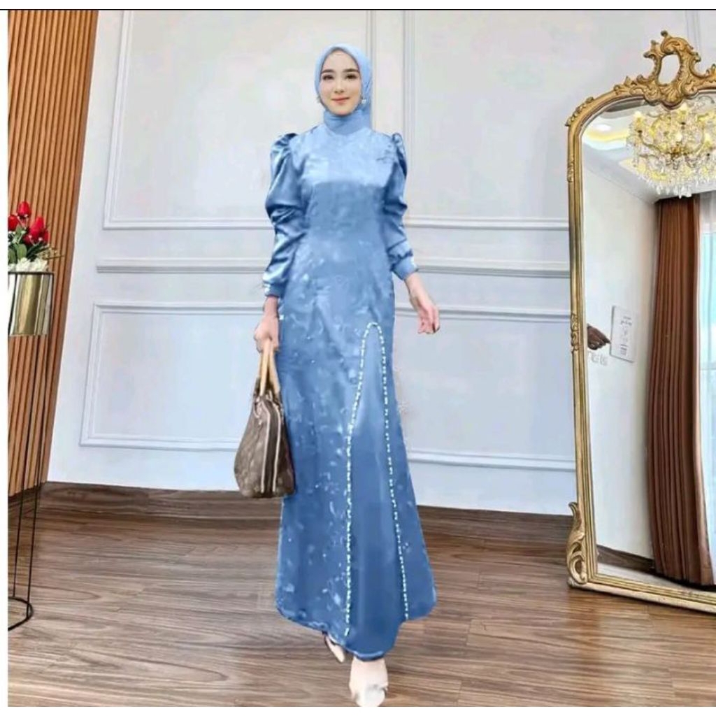 Dress Naura Baju Kondangan Wanita Ootd Bridesmaids