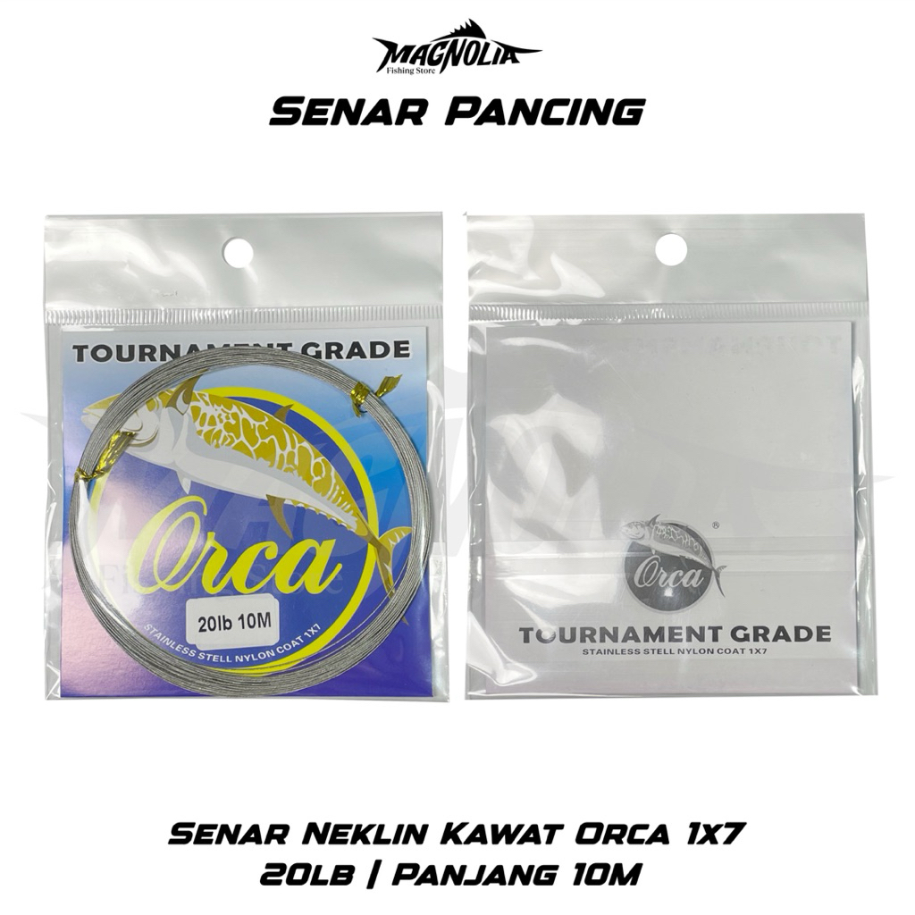 Senar Pancing Neklin Nikelin Kawat Orca 1x7