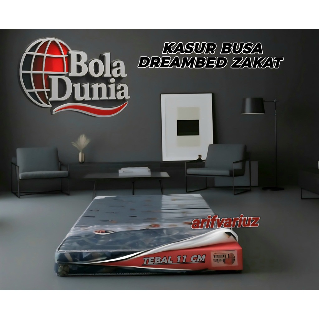 [ Pre Order ] KASUR BUSA NAGA DREAMBED LIS TEBAL 11CM MERK BOLA DUNIA