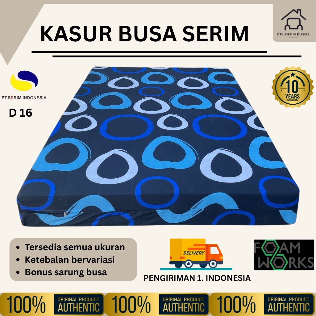 KASUR BUSA / KASUR TIDUR / SPON TIDUR YELLOW GARANSI RESMI PT SERIM INDONESIA