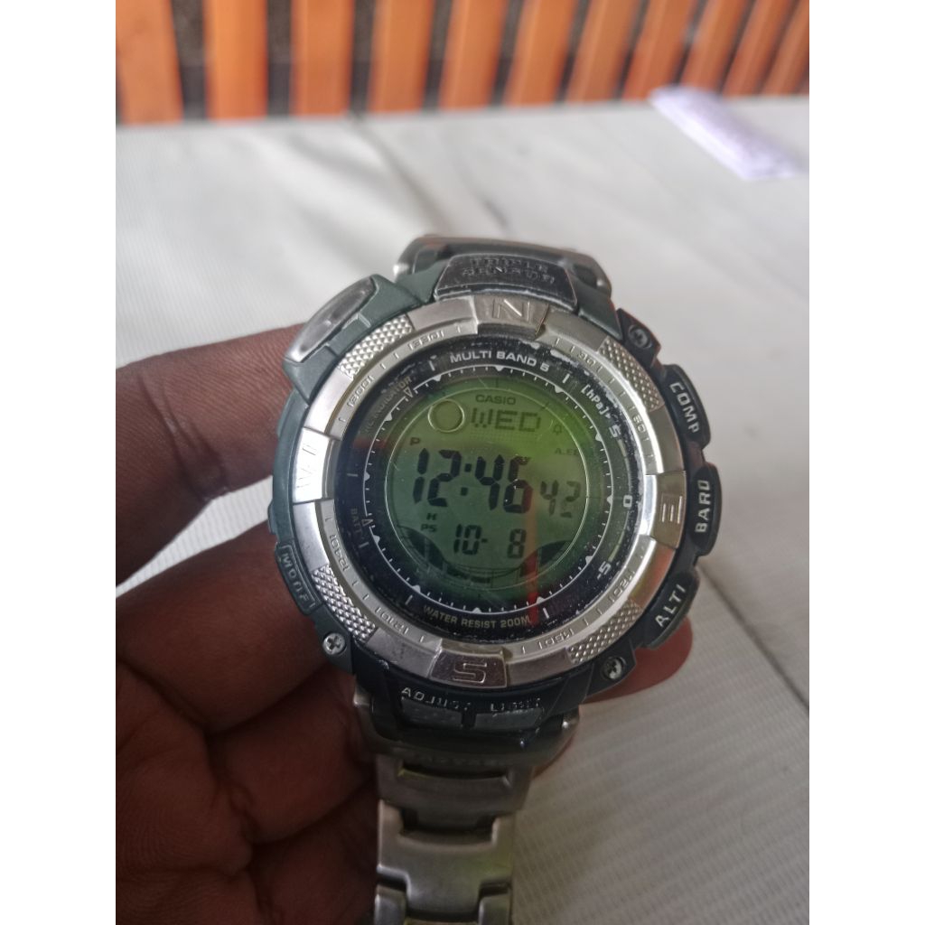 jam casio Protrek Pathfinder PAW 1500 PRG 130 PRW 1500 titanium