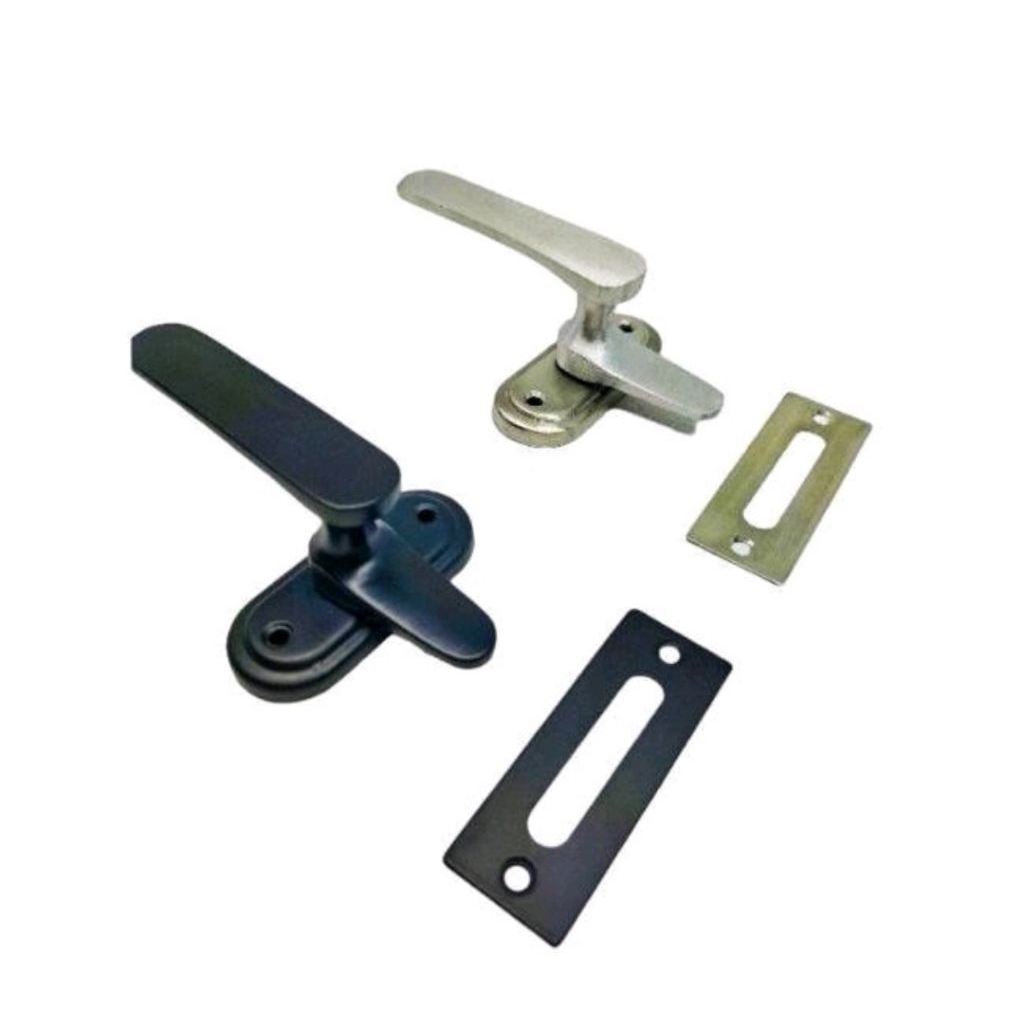 GRENDEL PANOLET JENDELA (CROM / HITAM)