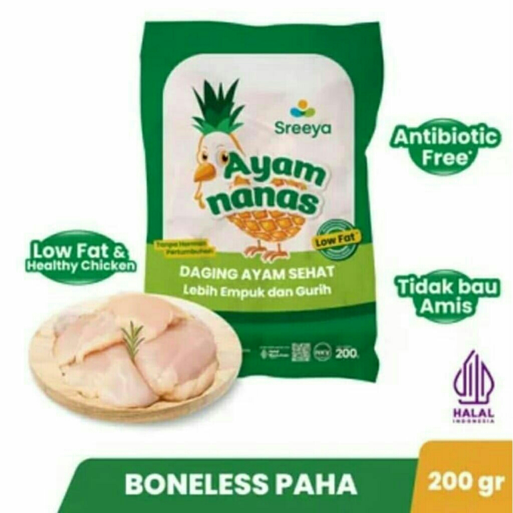 Boneless paha ayam nanas frozen 200gr / BLP ayam nanas ayam premium