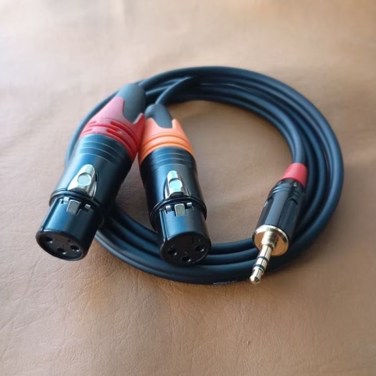 kabel jack aux 3,5mm to xlr Female