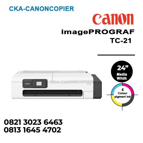 Plotter Canon imagePROGRAF TC-21 For Digital Printing & Cetak Foto
