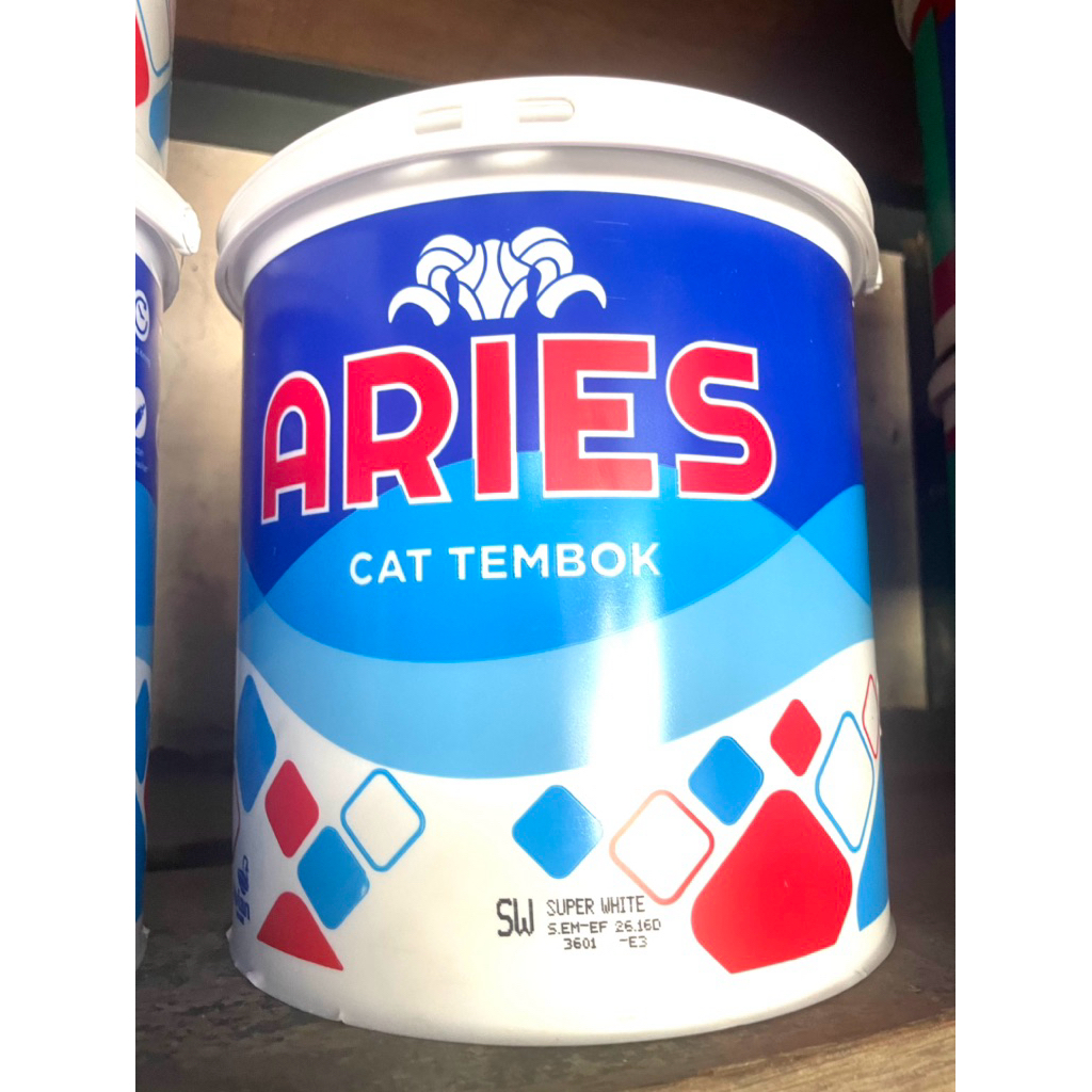 Cat Tembok Aries 5 Kg Putih  (Avian Brands)