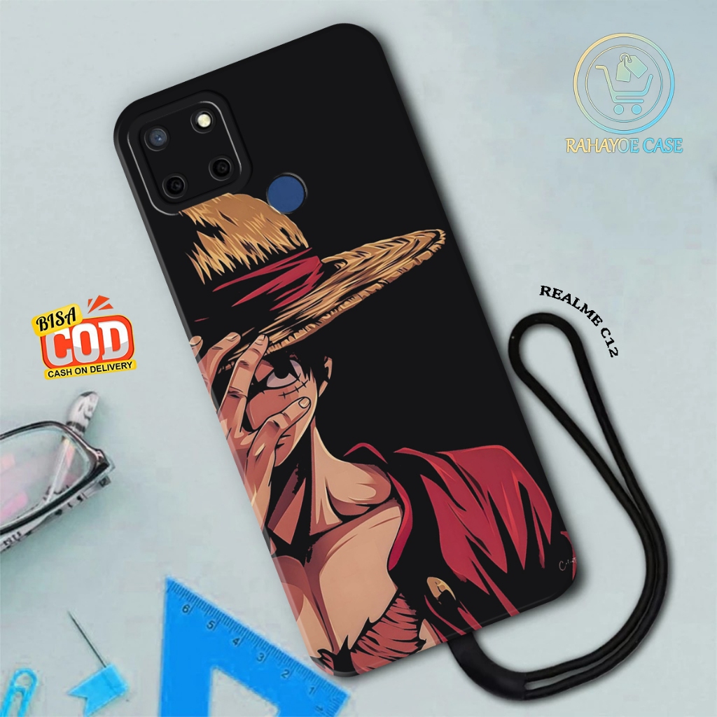 J3 1 Casing Hp Realme C1 C3 C12 C15 C17 - Softcase Hp Realme - Casing Hp - Motif One Piece  - Kondom