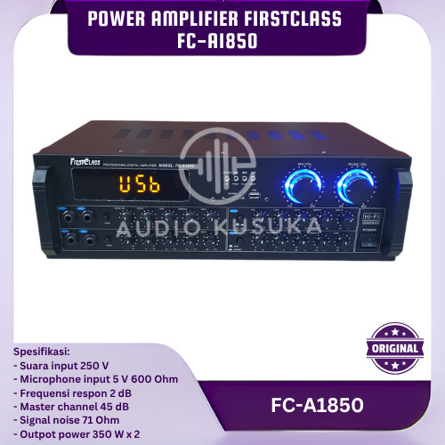 AMPLI FIRSTCLASS FC A1850 AMPLIFIER FIRSTCLASS FCA1850 FC A 1850