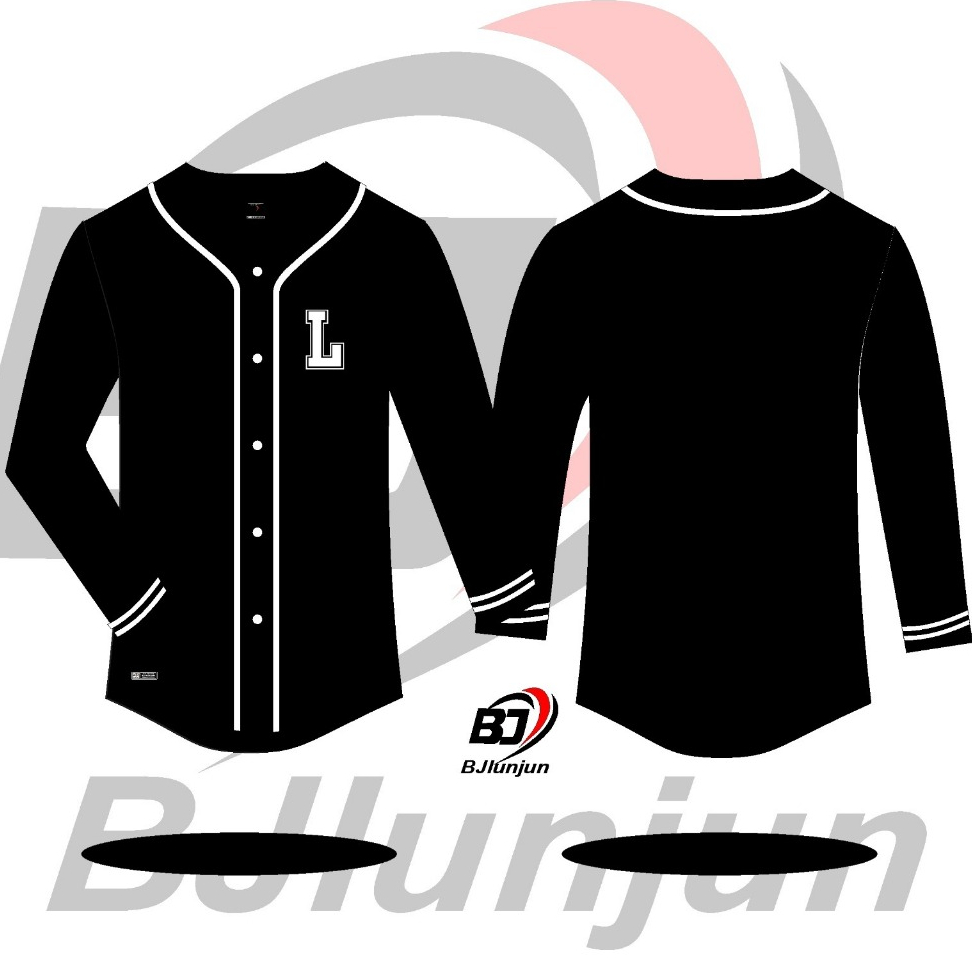 JERSEY BASEBALL LENGAN PANJANG, iNISIAL NAMA TERBARU UNISEX PRIA & WANITA PREMIUM QUALITY