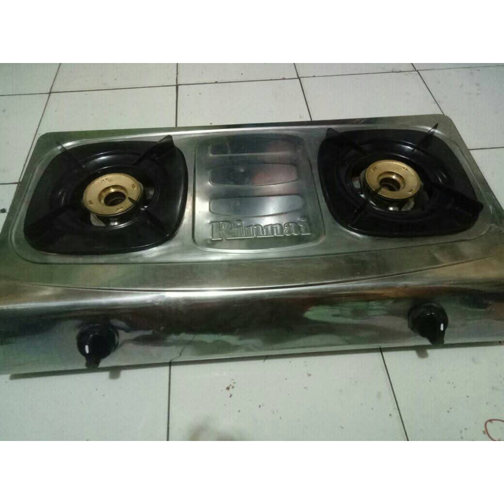 Kompor Rinnai / Quantum 2 Tungku Bekas + Regulator