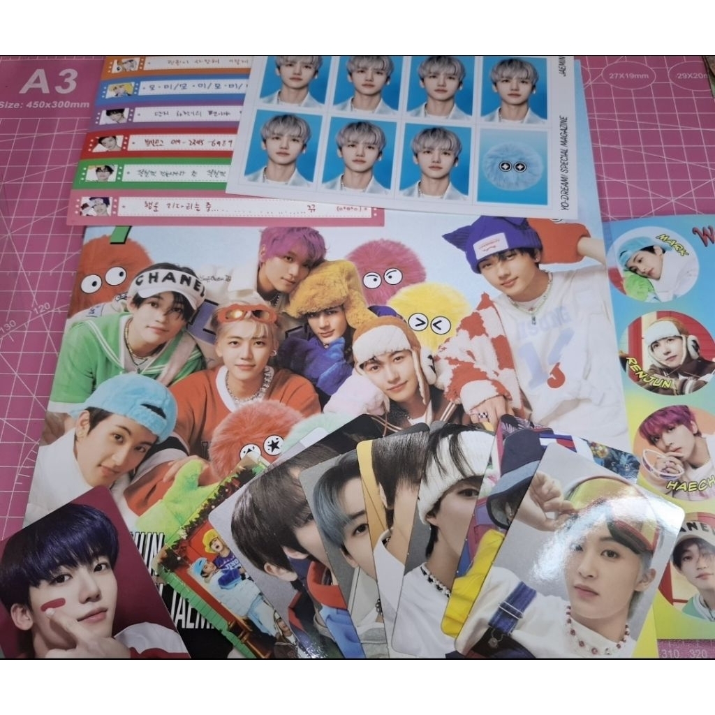 Photocard NCT Dream majalah yo dream candy mark official