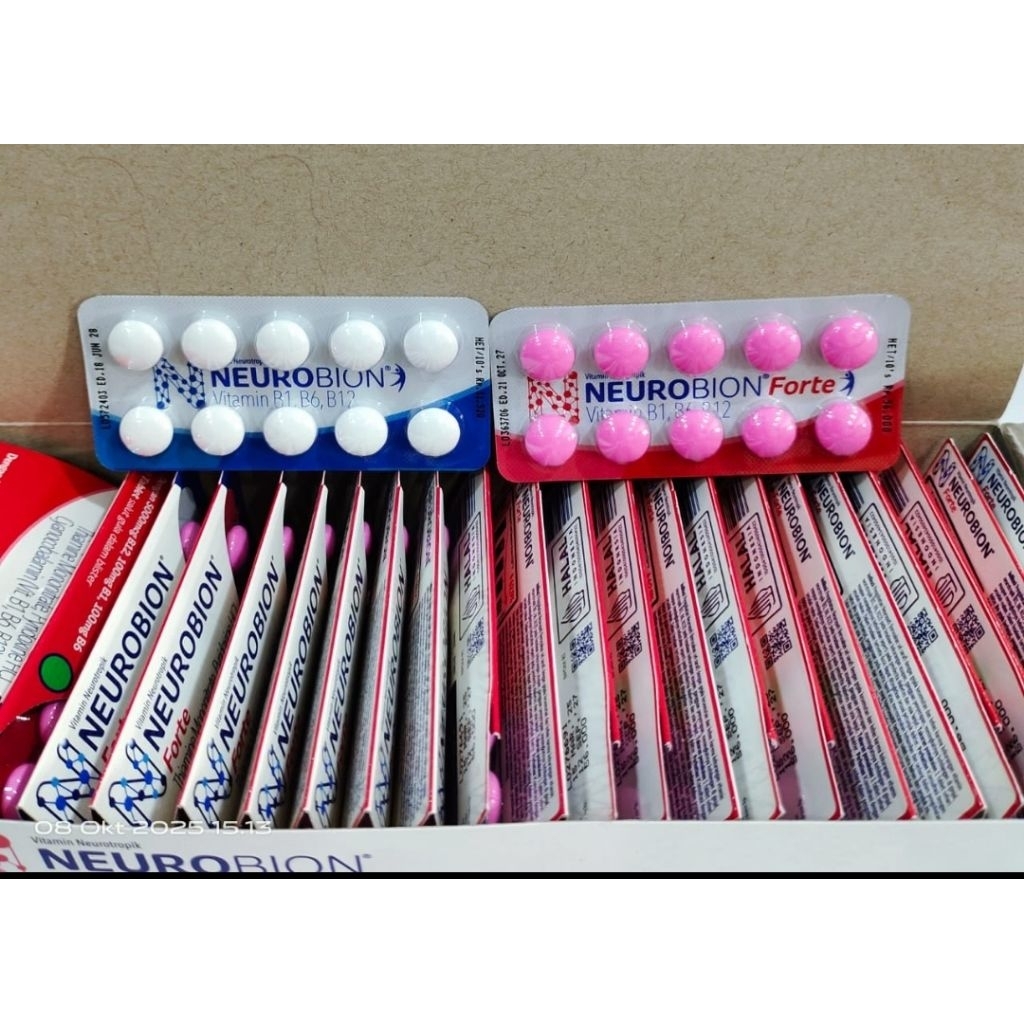 Neurobion tablet & Neurobion forte tablet perstrip