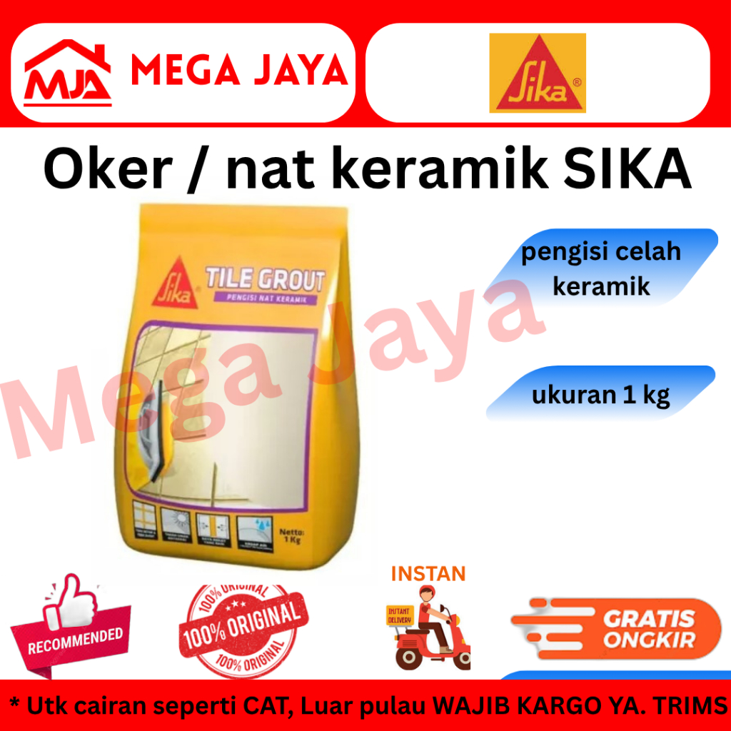OKER NAT KERAMIK SIKA / SUPERGROUT - PENGISI CELAH KERAMIK