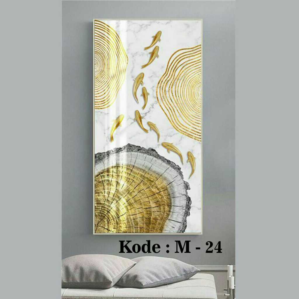 Lukisan Kanvas Abstrak Iklan Emas | Lukisan Premium | Lukisan Tangan Ukuran Besar