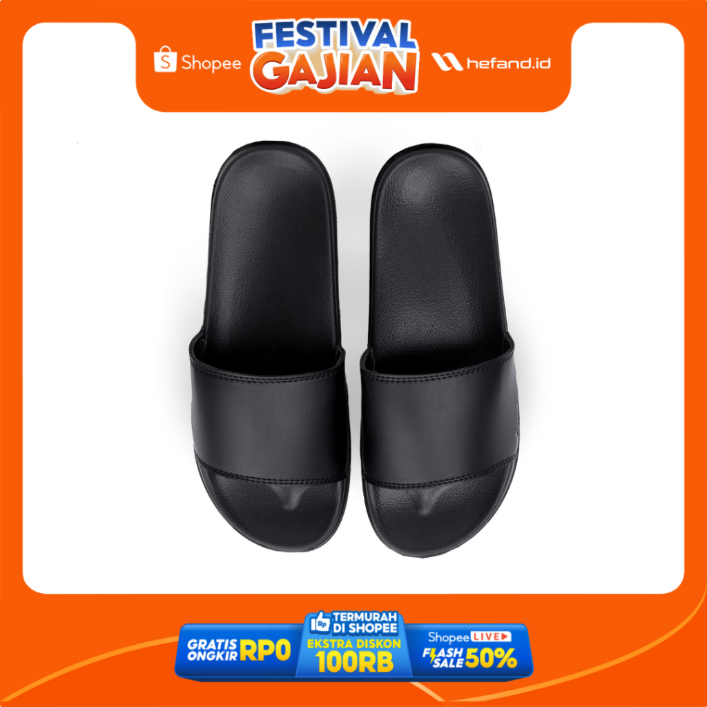Sandal Pria Freddo Slip On Anti Slip || Hefand Freddo Sandal Pria Slip On Nyaman Elegan - Hefand
