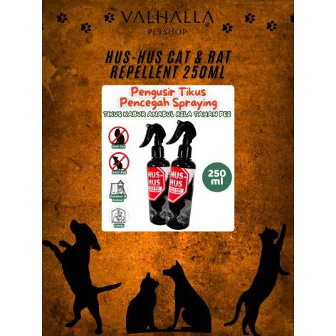 Hus-Hus Cat & Rat Repellent 250ml