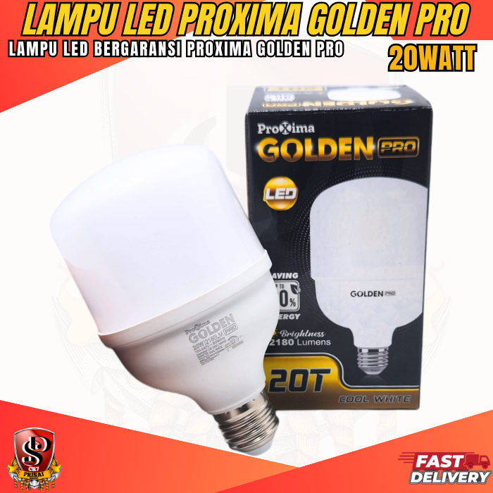 Lampu LED Proxima Golden Pro 20 WATT / Lampu LED Cahaya Putih Terang Bergaransi Proxima Golden Pro 2